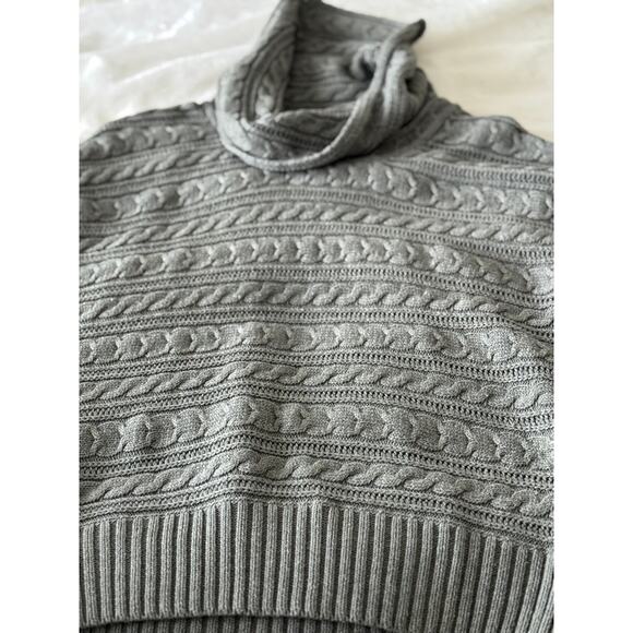 Capsule Cable Knit Sleeveless Cowl Neck Sweater Vest - Picture 2 of 6